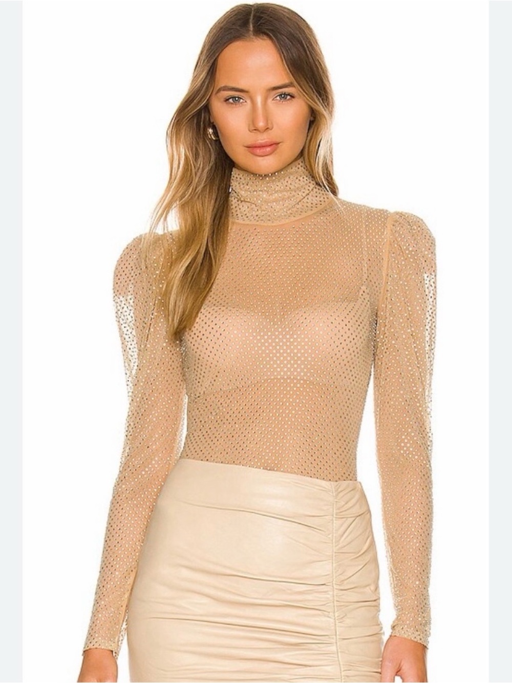Kiara Rhinestone For Love and Lemons top
